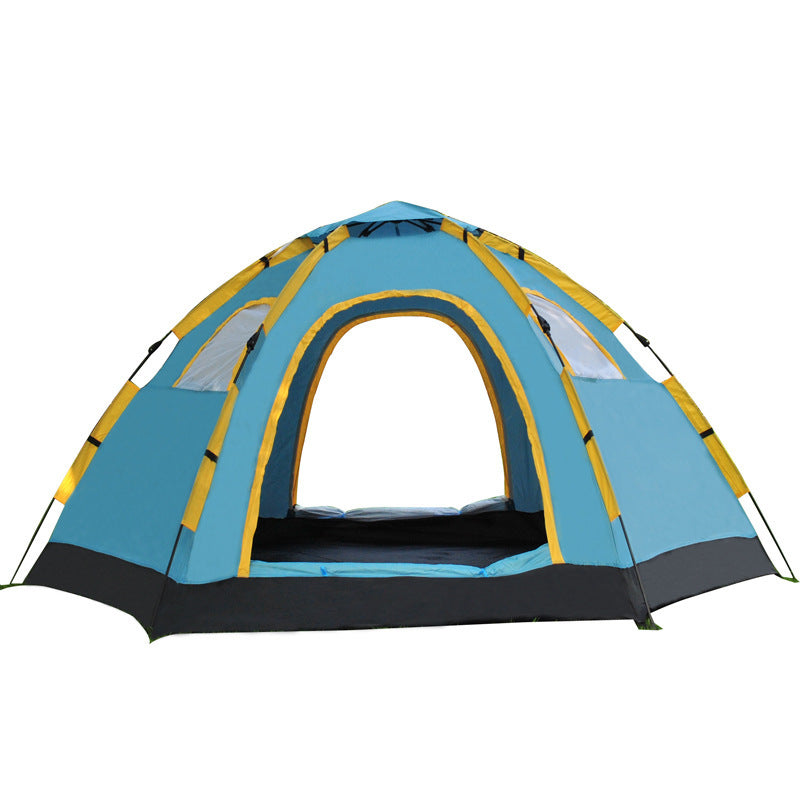 Outdoor quick tent, 5-8 people camping tent camping, lazy quickvsix angle speed tent